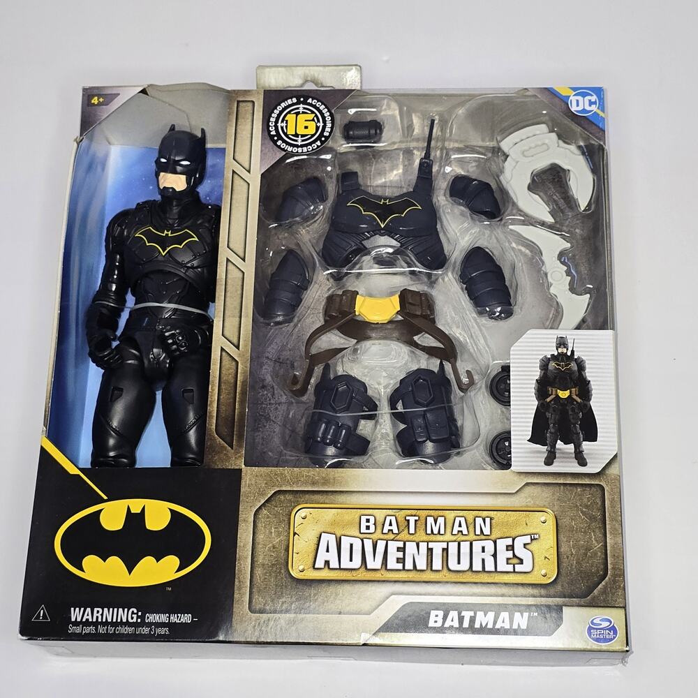 Batman Adventures Batman Figure with 16 Armor Accessories Ages 4+